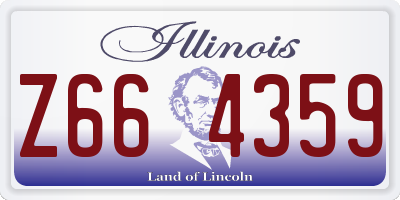 IL license plate Z664359