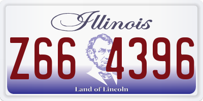 IL license plate Z664396