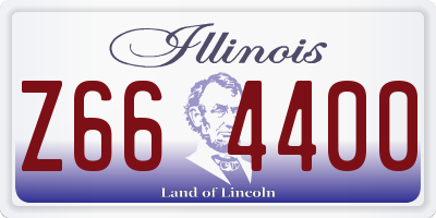IL license plate Z664400