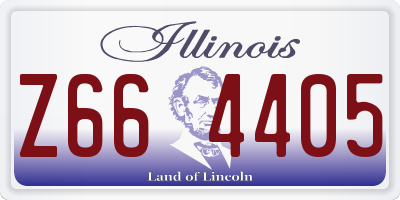 IL license plate Z664405