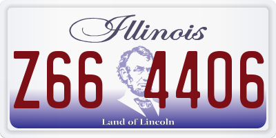 IL license plate Z664406