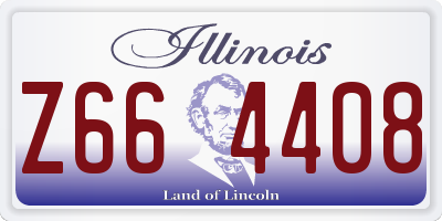 IL license plate Z664408