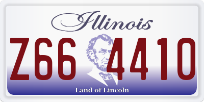 IL license plate Z664410