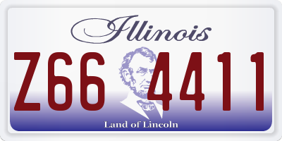 IL license plate Z664411