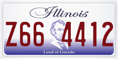 IL license plate Z664412