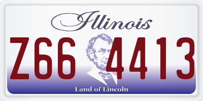 IL license plate Z664413