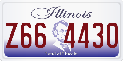 IL license plate Z664430