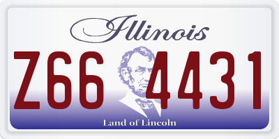IL license plate Z664431