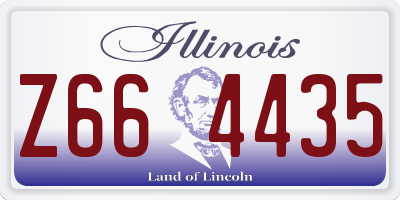 IL license plate Z664435