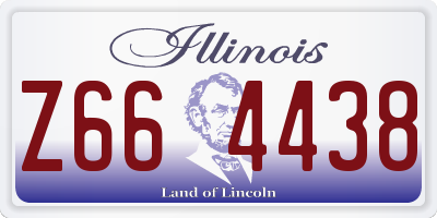 IL license plate Z664438