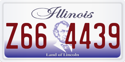 IL license plate Z664439