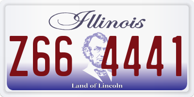 IL license plate Z664441