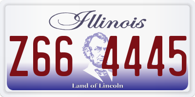 IL license plate Z664445