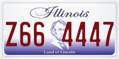 IL license plate Z664447