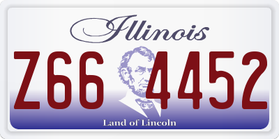 IL license plate Z664452