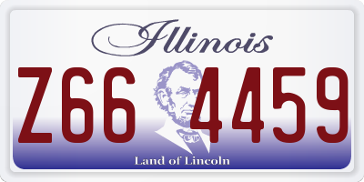 IL license plate Z664459