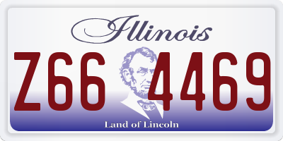 IL license plate Z664469