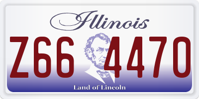 IL license plate Z664470