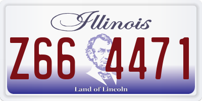IL license plate Z664471