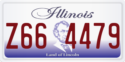 IL license plate Z664479