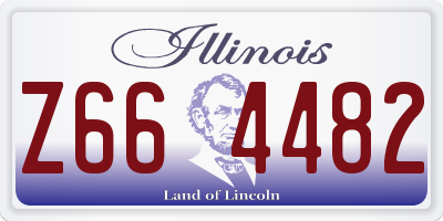 IL license plate Z664482