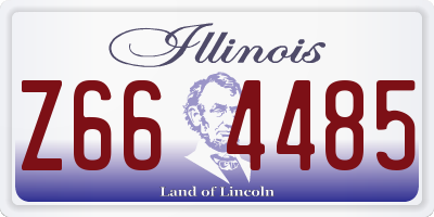 IL license plate Z664485