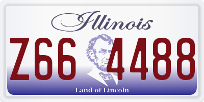 IL license plate Z664488