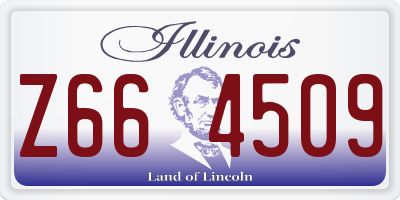 IL license plate Z664509