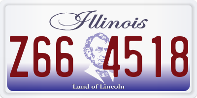 IL license plate Z664518