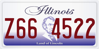 IL license plate Z664522
