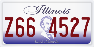 IL license plate Z664527