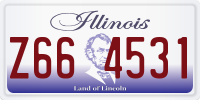 IL license plate Z664531