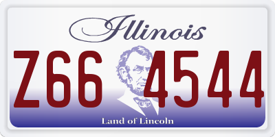 IL license plate Z664544