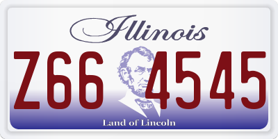 IL license plate Z664545