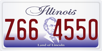 IL license plate Z664550