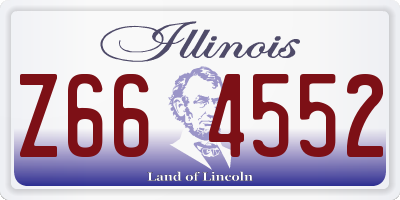 IL license plate Z664552