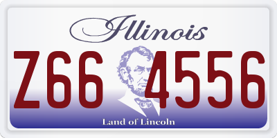 IL license plate Z664556