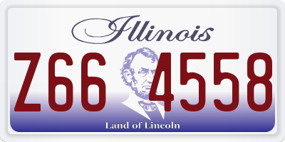 IL license plate Z664558