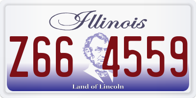 IL license plate Z664559