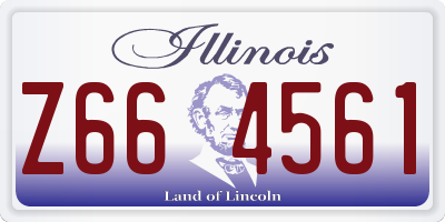 IL license plate Z664561