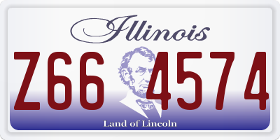 IL license plate Z664574