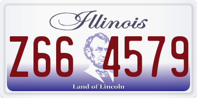 IL license plate Z664579