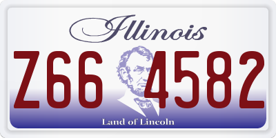 IL license plate Z664582