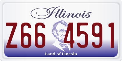 IL license plate Z664591