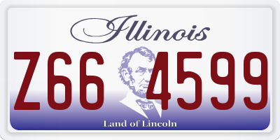 IL license plate Z664599