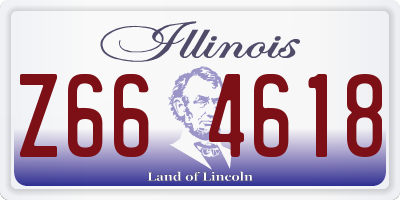 IL license plate Z664618