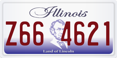 IL license plate Z664621