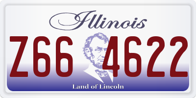 IL license plate Z664622