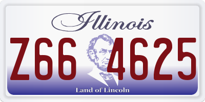 IL license plate Z664625