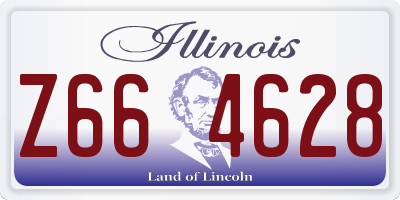 IL license plate Z664628